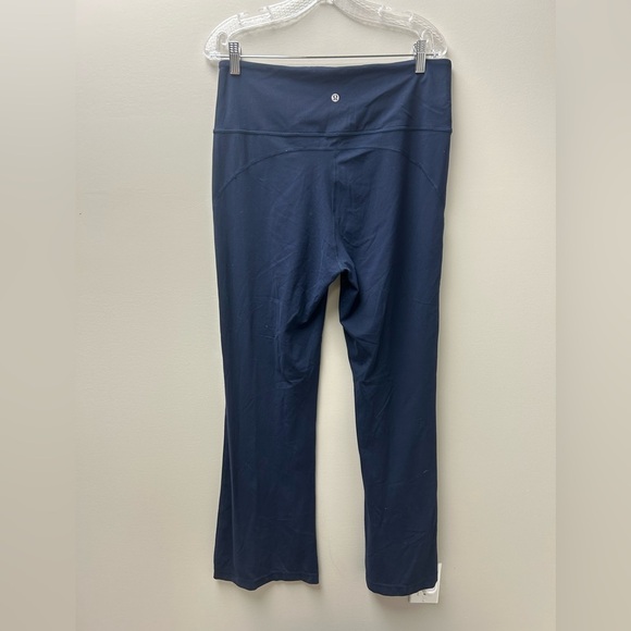 Lululemon Navy Blue Groove Nulu Super-High-Rise Flared Pants - Picture 2 of 3